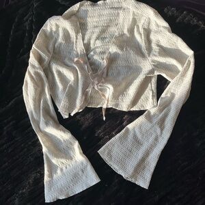 Elegant Cream Women's Top